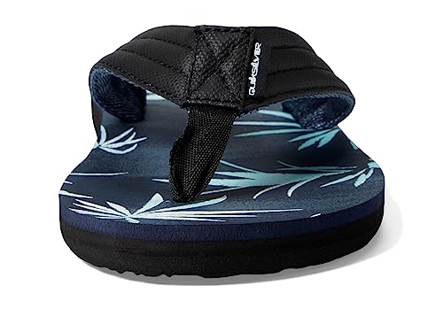 Image of Quiksilver mens Quiksilver Men's Carver Print 3 Point Flip Flop Athletic Sandal