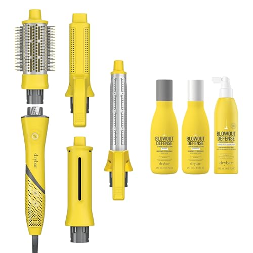 Drybar All-Inclusive™ Total Blowout Bundle, Includes 8-in-1 Multi-Styler, Blowout Defense Shampoo, Conditioner and Accelerator Spray for Long-Lasting 96 Hour Blowouts