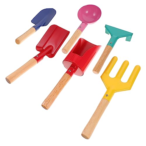 TOYANDONA 1 Juego Juego de Herramientas de jardinería para Juguete de jardinería para pequeño rastrillo Herramientas de jardineria para Herramientas de plantación Planchar