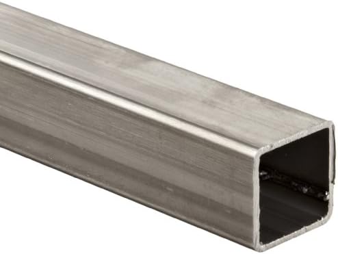 A500/A513 Carbon Steel Square Tubing, Hot Rolled, ASTM A-36, 1" Height, 0.065" Wall, 12" Length, OnlineMetals