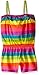 The Children's Place Little Girls and Toddler Stripe Bow Romper, Pink Punch, 3T