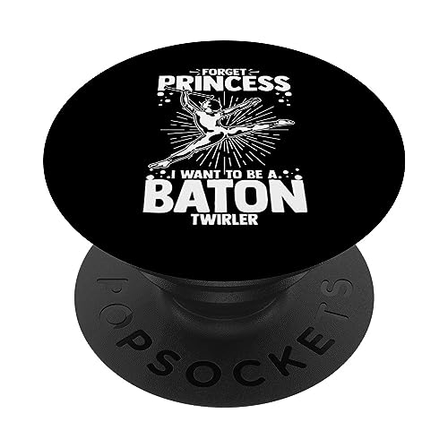 Baton Twirling Dance Lecciones para principiantes Concurso Twirler PopSockets PopGrip Intercambiable