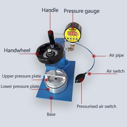 Waterproof Hydrostatic Pressure Tester for Textile Fabric, Plastic Bags, Garments, Tents & Raincoats - Digital Pressure Gauge, 10000mm Range, Versatile Testing Solutions