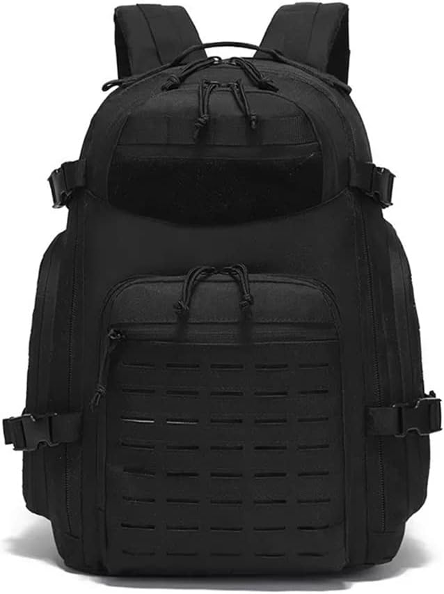 Outdoor Backpack 45L Multifunctional Sports Bag Travel Hiking Backpack Camping Bag(Black)