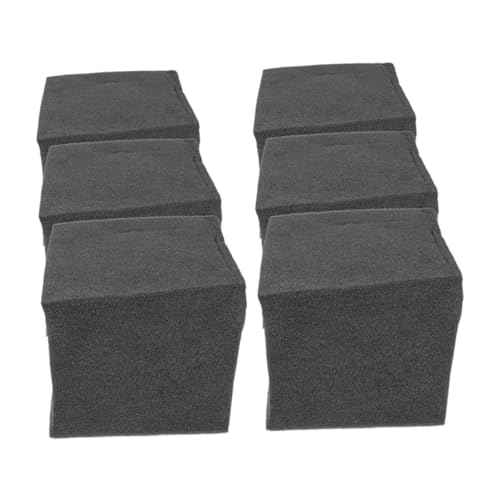 DRESSOOS 6pcs 20x20x20cm Low Frequency Soundproofing Panels Acoustic Absorption Foam Cubes Sound Dampening Cotton for Studio Home Office Noise Reduction