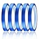 5 Rollen Hitzebeständiges Klebeband 10mmx33m Blau Thermisches Klebeband Sublimationsklebeband Heat Resistant Tape Keine Rückstände für Leiterplatten Elektronische Drucke Wärmeübertragung DIY Handwerk