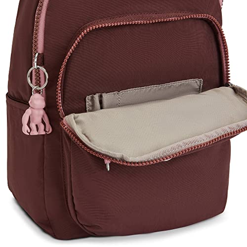 Image of Kipling Seoul Small Tablet Backpack Mahogany Bl