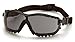 Pyramex V2G Safety Glasses, Black Frame/Gray Anti-Fog Lens