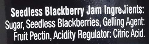 Image of Mackays Seedless Blackberry Preserve Jam 340gm | Imported from Scotland | Made with Whole Fruits | Vegan | Gluten-Free | No Artificial Colors or Preservatives (Pack of 3)