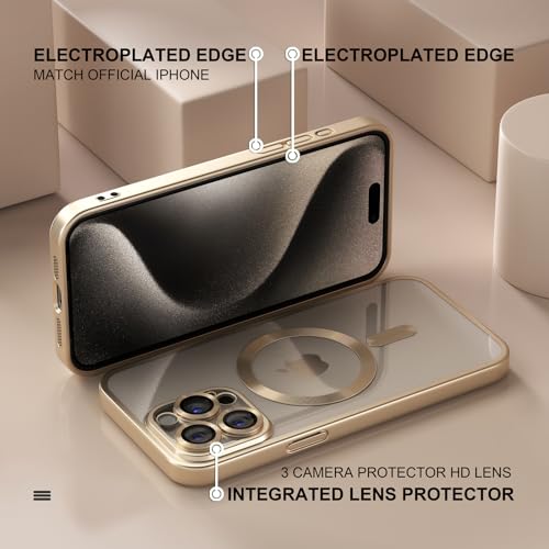 Image of Misea Magnetic for iPhone 15 Pro Max Case Compatible with MagSafe