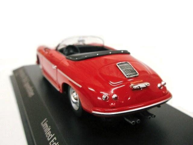 Amazon | 欧州限定 1/43 ポルシェ 356 スピードスター (レッド) 1956