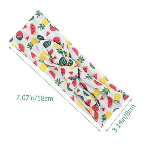 GALPADA Laço faixa de cabelo infantil acessórios de tecido fruta criança