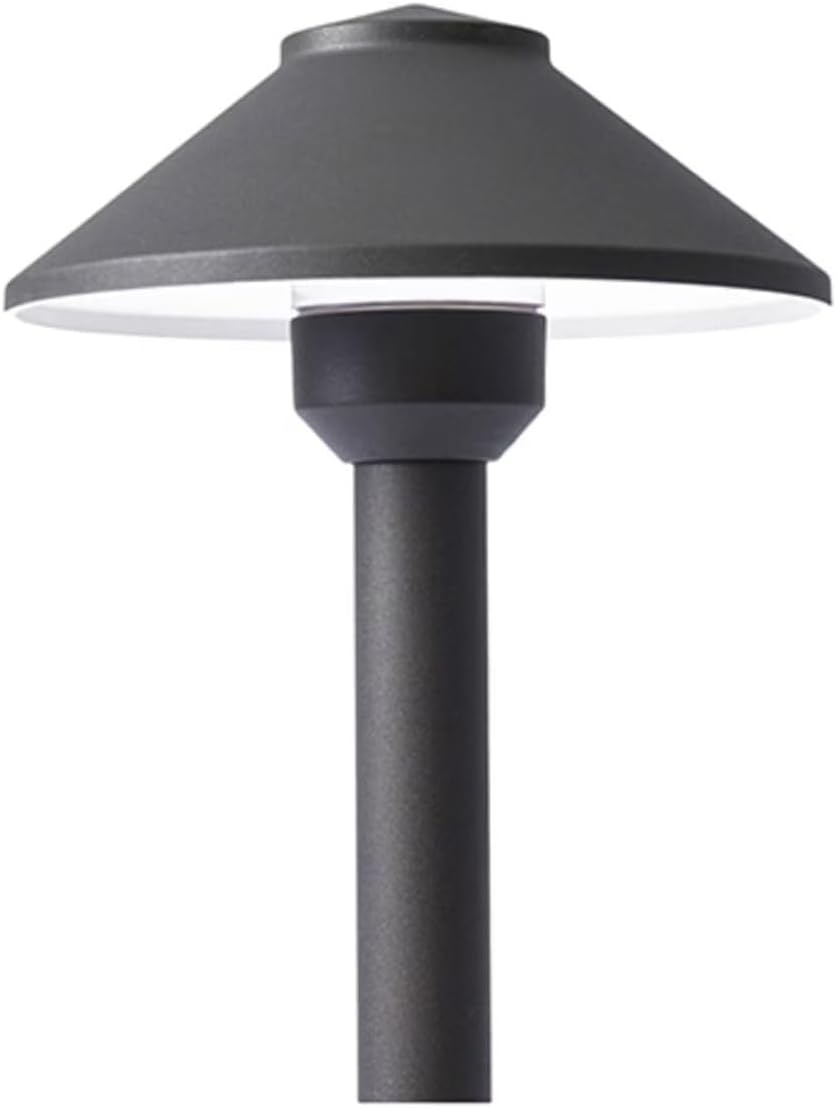 PT-PTH1-BK-LED Path Light Fixture 15" Riser Aluminum Housing Black Finish Includes 2.5W 2700K T3 LED 180 Lumens Outdoor Landscape Lighting Pack of 6