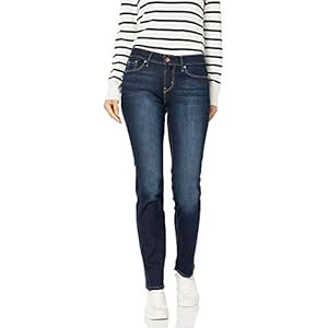 Signature-by-Levi-Strauss-Co-Gold-Label-Womens-Modern-Straight-Jeans Signature by Levi Strauss & Co Women's Straight Jeans (Available in Plus Size), Cosmos, 10 Medium
