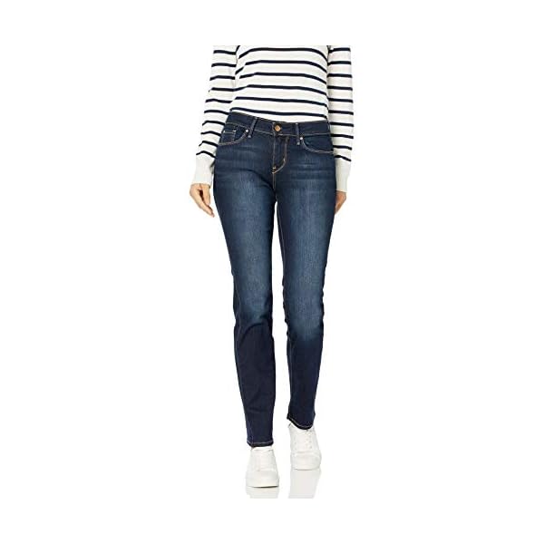 Signature by Levi Strauss & Co Women's Straight Jeans (Available in Plus Size), Cosmos, 10 Medium