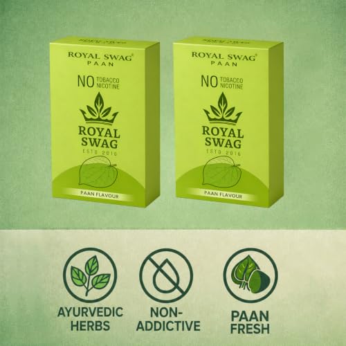 Image of ROYAL SWAG Frutta Flavour Wellness Sticks 10 Each Pack of 2 Boxes Ayurvedic Herbal Blend Wellness Sticks