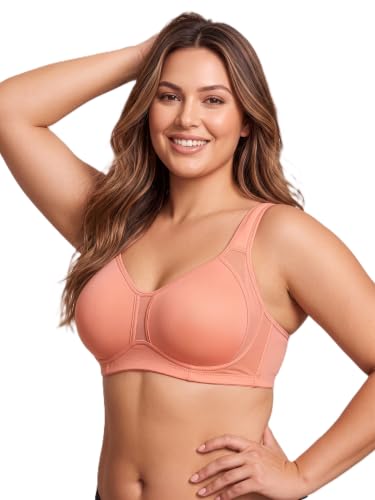 Image of Women's Full Coverage Lightly Padded Bra | Mesh Panel Everyday Comfort Bra | Broad Support Straps | Breathable Soft Fabric Adjustable Straps