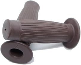 Beatus Barrel Shaped 22.2mm 0.39 Inch Handle Grip Bike Universal Left and Right Set Retro