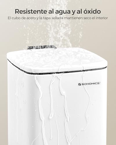 Cubo de basura de acero con pedal y sistema de cierre silencioso 3