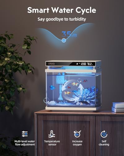 Image of Aquarium Bio Filter Media Module: 4-Box Filtration Materials for Purify Water Quality Eliminate Odors - URUQ Fish Tank Filter Replacement