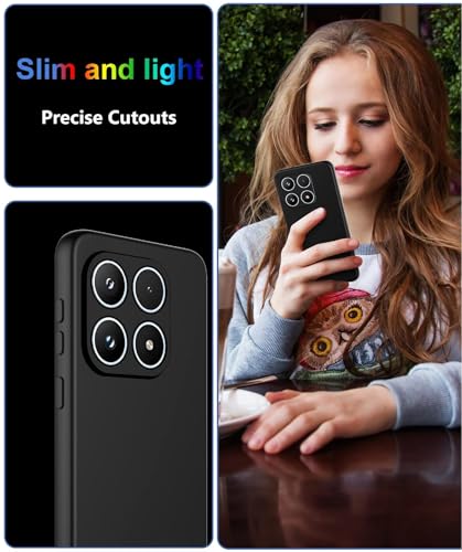 Image of Back Cover Case Compatible for Xiaomi 17 |Raised Edges Protect Camera & Screen|Slim Fit Back Case for Xiaomi 17 - Black