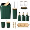 Amazon.com: XLHOMO Bathroom Set 17PCS Bathroom Accessories with Trash ...