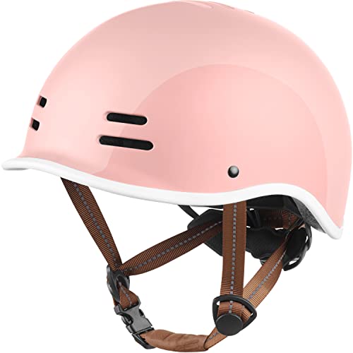 Image of Retrospec Remi Kids Bike Helmet with Built-in Sun Visor - Adjustable Youth & Toddler Safety Gear for Cycling, Skating & Scooters - 11 Air Vents, Washable Padding & Reflective Straps