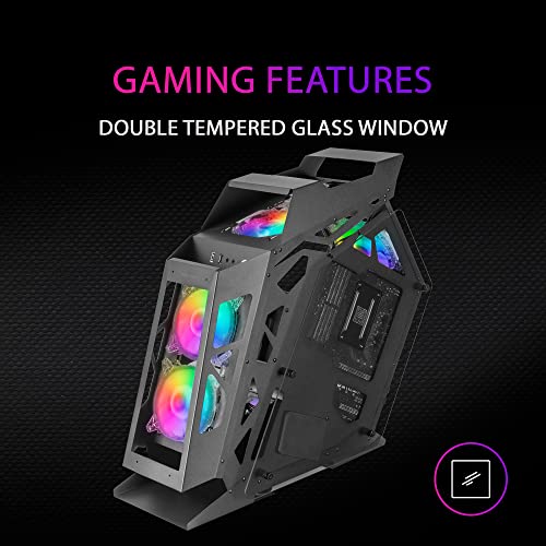 Boîtier PC compact Mars Gaming MC61 Micro-ATX double vitrage noir - 5