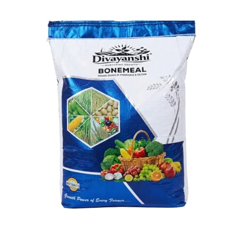 Image of Divayanshi Bone Meal Fertilizer for Plants | Organic Powder for Strong Root Growth & Flowering | Rich in Phosphorus & Calcium | Ideal for Garden, Pots & Lawns (All Plants Use)- 5kg