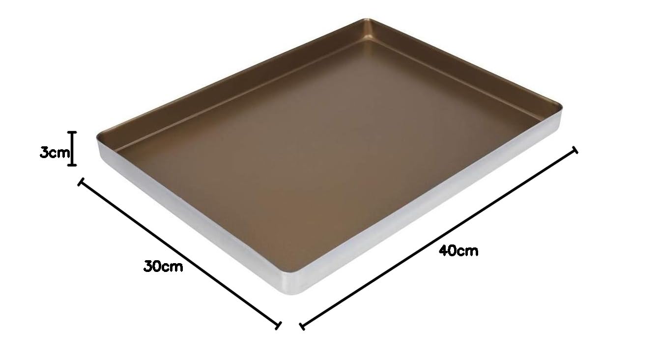 Bandeja de Horno - Bandeja de Horno de aleación de Aluminio Bandeja de Horno Bandeja de Horno Antiadherente para Hornear Galletas