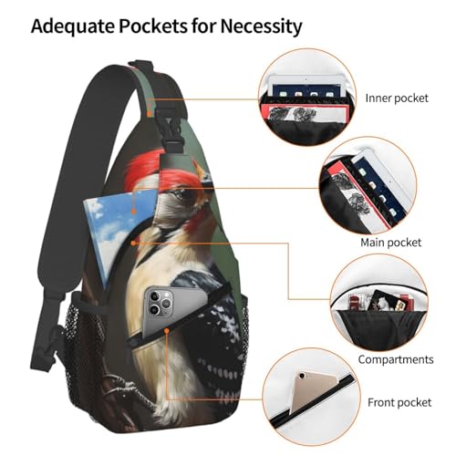 Bolso Cruzado Woodpecker para Hombre y Mujer miniatura 4