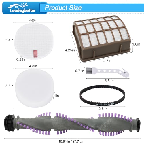 Image of Leadaybetter NV70 NV90 Navigator Replacement Parts, Brush Roller Kit for Shark Navigator
