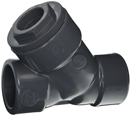 Hayward YS10300S 3-Inch Socket PVC Y-Strainer with FPM O-ring Seals