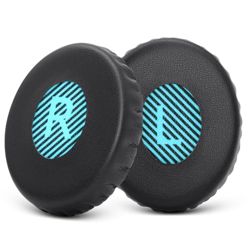 Image of GEVO Ear Pads Cushions Replacement for Bose On-Ear 2 Headphones,Earpads for Bose OE2 /OE2i /SoundTrue On-Ear /SoundLink, Earpads with High Dense Noise Isolation Foam,Protein Leather,Black&Blue