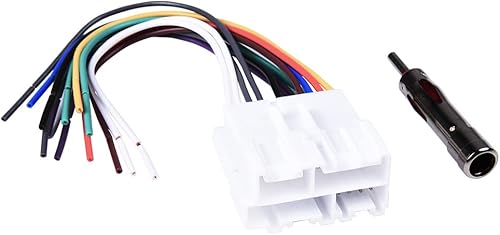 Miniatura 6 de PIT66 Kit de instalación de cubierta para salpicadero, adaptador de arnés de cables compatible con Chevy GMC 1988-1994 para camionetas, color azul