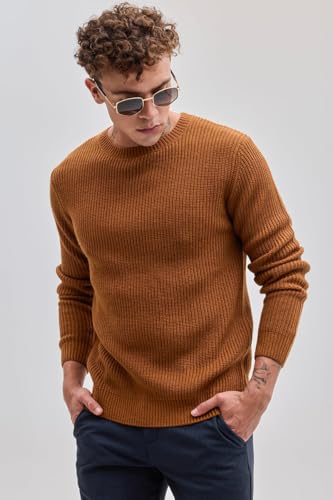 Image of SNITCH Black Fisherman Knit Sweater