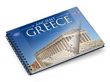 Hardcover Ancient Greece past and present (with CD-ROM) Book