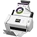 Brother Wireless High-Speed Desktop Document Scanner, ADS-2700W, Touchscreen LCD, Duplex Scanning
