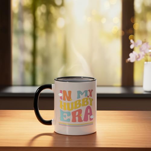 Taza de cerámica retro Groovy de 11 onzas miniatura 3