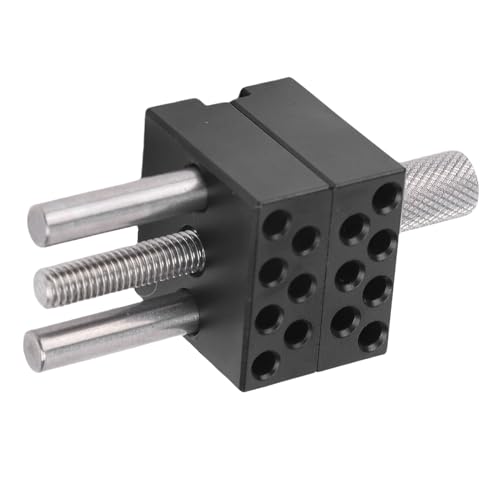 Garosa Metal Handy Vise, Adjustable Jaw Mini Bench Vise with 30mm Maximum Clamping and Silicone Protective Sleeve, for Jewelry Carving Watch Repair Model Making Electronics