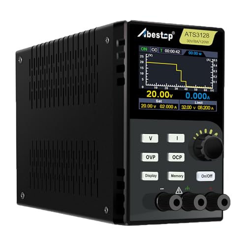 Image of DC Power Supply 30V 8A 120W, Adjustable DC Power Supply with Fanless Ultra-Quiet Design Support Editing List Waveform and Output Multiple Protections
