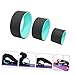 BRIGHTFUFU Yoga Wheel Set Fitness Roller for Back Pain Relief and Stretching Includes and Yoga Assist Accessory for All Levels