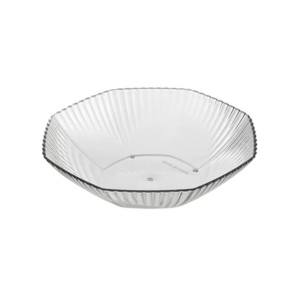 HPTHLY Fruit Plate Fruit Plate Fruit Bowl Translucent Decorative Plate Home Snack Plate Snack Plate Candy Plate Fruit Plate Fruit Bowl (Transparent)