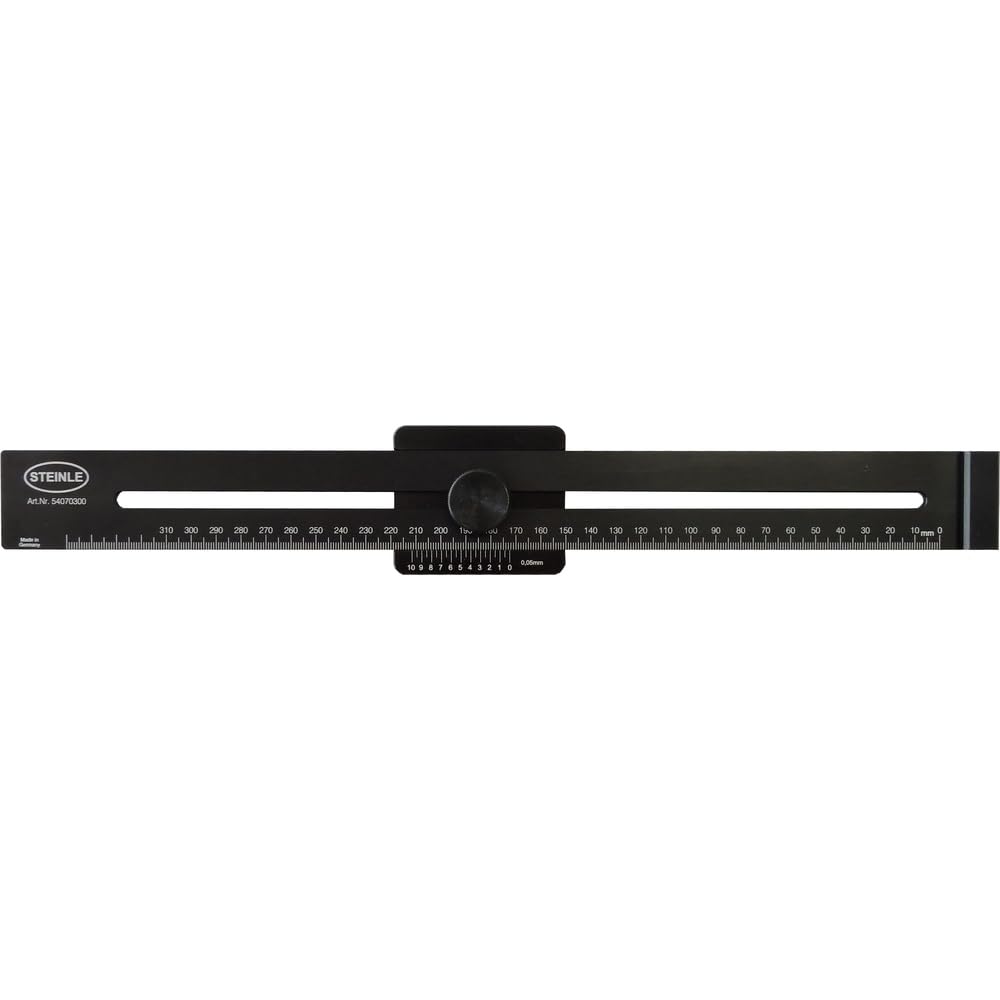 STEINLE 5407 ALU Streichmaß 800 mm Anreißkante mm-Teilung mattverchromt NEU