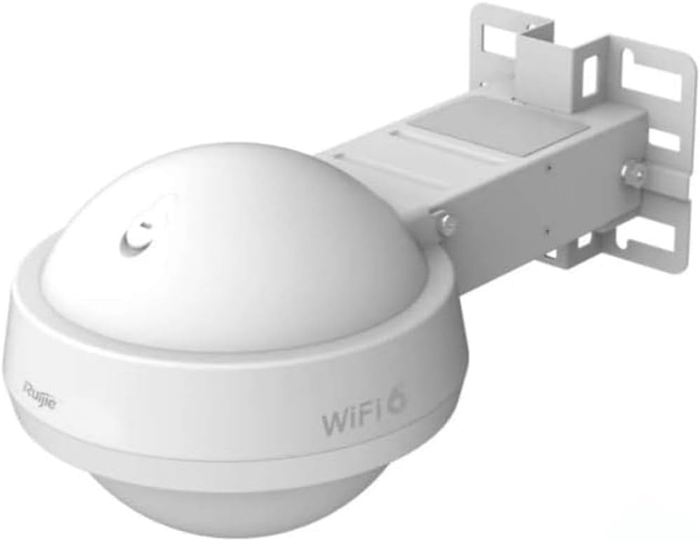 RG-RAP6262 Reyee Wi-Fi 6 AX3000 Networking Outdoor Access Point, Dual Band, 1x GbE PoE+ Port, 1x SFP Port, 512 Clients, WebUI/Cloud/App Management, IP68, PoE+ 802.3at @ 24W or DC 12V/2A