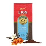ライオンコーヒー バニラキャラメル 粉 140g フレーバーコーヒー ドリップ ハワイ 中挽き 浅煎り ライトロースト 水出しOK 新パッケージ 人気 ギフト lion coffee