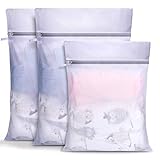 【3 Pack Netze】Das set beinhaltet 3 wäschenetz groß mit reißverschluss (2 x 60*90cm und 1x 50*60cm ) , die beutel bestehen aus Mesh-Material, robust und langlebig,verdickte hochwertige Mesh. Sehr praktisch, macht Ihnen das Leben leichter.
