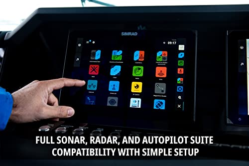 Simrad Nsx 3009 - Chartplotter Fish Finder (No Transducer) With C-Map Discover X Charts, Black #TOP3