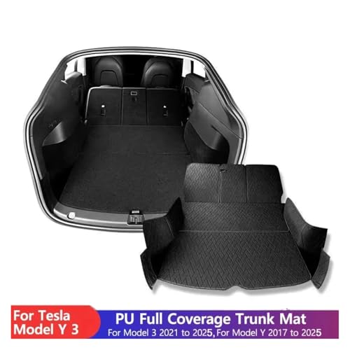 Tapis de Coffre Tesla Model 3 2021-2023 Cuir Protection Integrale Coffre - 2