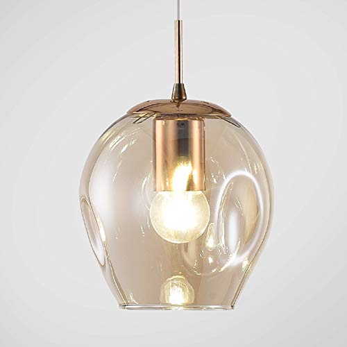 Chandelier salon et duplex moderne en verre 55x200cm - 4